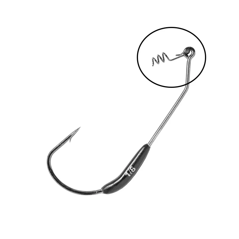 KESFISHING 50 Uds. Conector de anzuelos cónicos de 21mm, cebos blandos, pines de centrado de resorte, pestillo fijo, aguja, bloqueo giratorio, accesorios de pesca - imagen 5