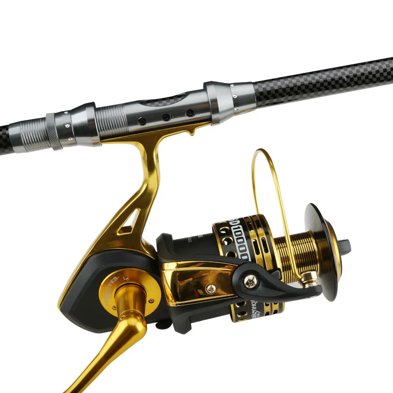 Rueda de Pesca con ancla, carrete de Pesca giratorio, Angeln Rock, carrete de Pesca, rodamientos de bolas 10 + 1, Molinete telescópico Olta, 9000s, 10000s - imagen 5