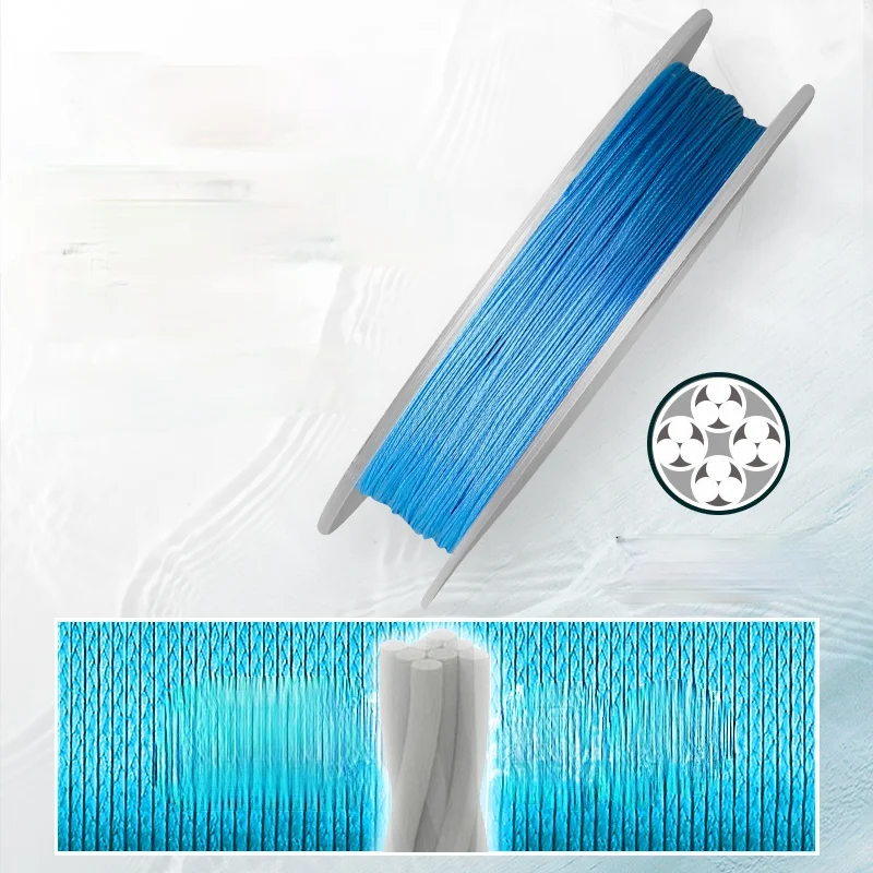 Sedal trenzado de 8 hebras para Pesca, hilo de 100m, multifilamento, suave, para lanzamiento lejano, en roca, Accesorios para Pesca Mar - imagen 2