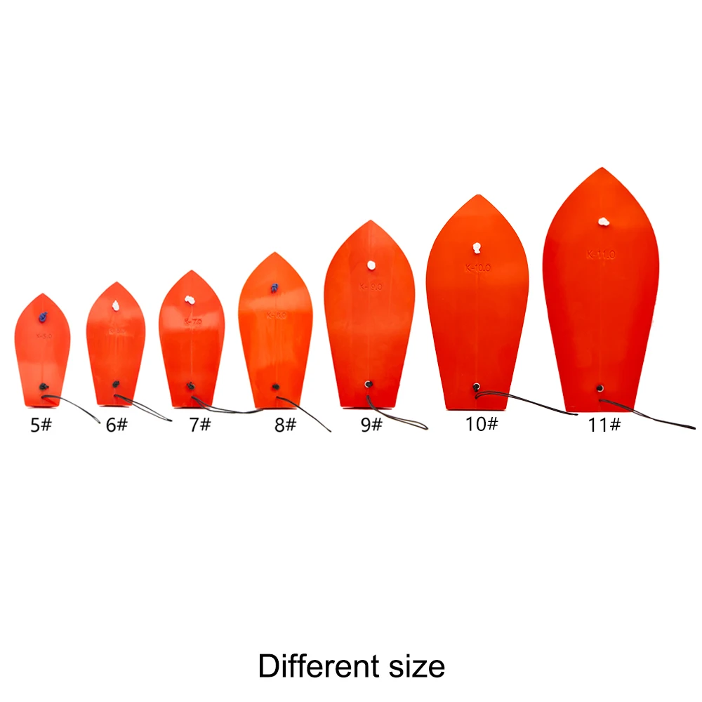 Hunthouse-tablas de curricán de plástico, Plan de pesca, buceo en aguas profundas, placa de buzo rojo, cebo Artificial, barco de madera, herramientas de plástico Abs para peces - imagen 5