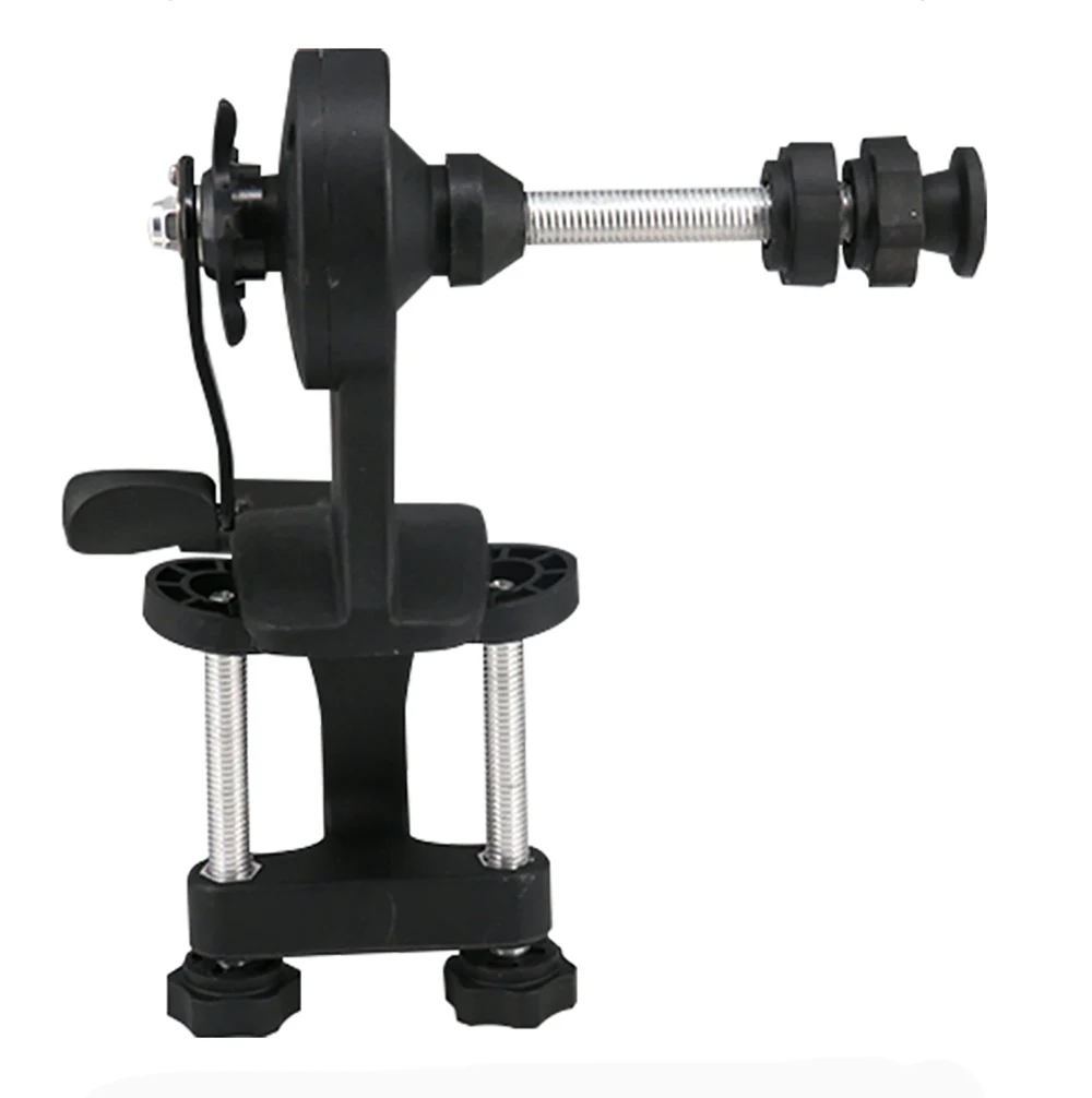 Máquina bobinadora de línea de pesca con 2 ejes largos y cortos, carrete giratorio, sistema de estación de carrete, herramientas para cualquier línea de carrete - imagen 4