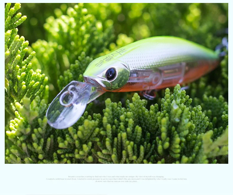 Experimente la emoción de la pesca con nuestro vibrante cebo realista diseñado para el máximo impacto