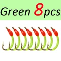 Green  8pcs