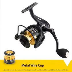 DEUKIO-carrete de Pesca giratorio sin marco, ruedas de besugo de mar atornilladas, accesorios de Pesca, Carretes de caña de pescar CS2000-7000 mar