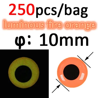 250pcs fire org 10mm