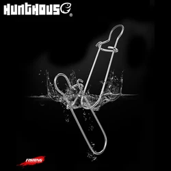 Hunthouse Conector giratorio de acero inoxidable – Anillas sólidas