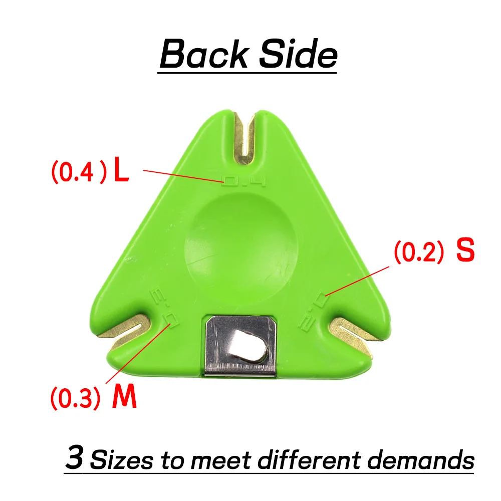 Bimoo-Herramienta de pesca de carpa, cortador de línea, pelador de anzuelos recubierto para aparejo de pelo, accesorios portátiles, naranja y verde, 1 ud. - imagen 3