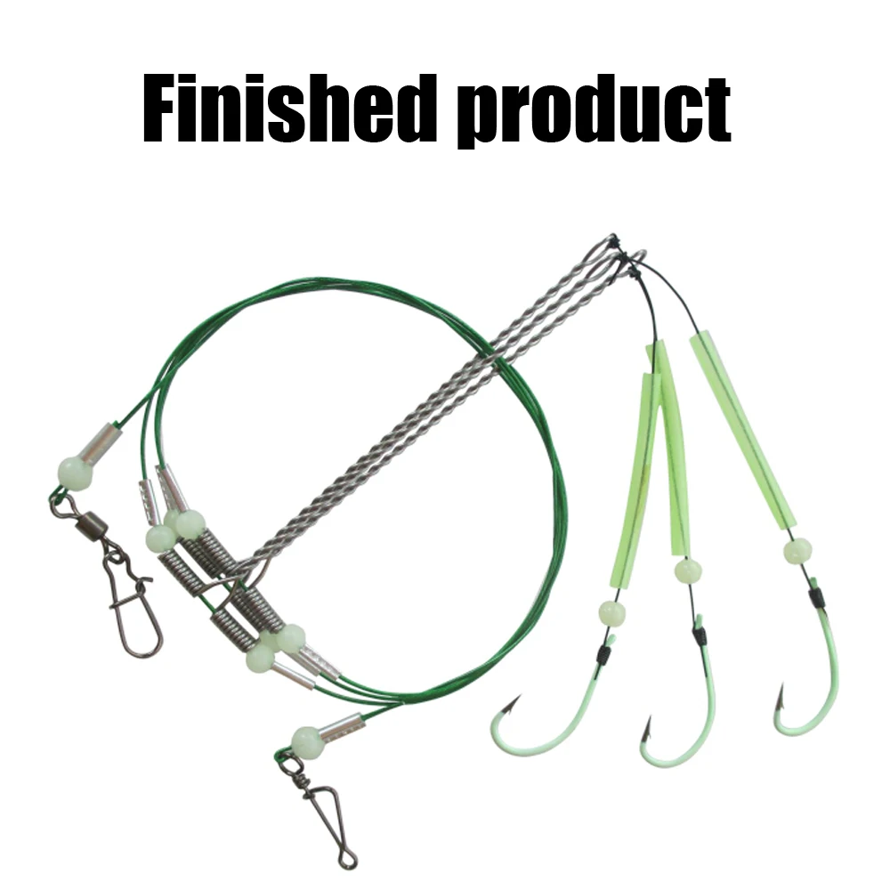 100 Uds. Brazo de alambre de aparejo de pesca en forma de T con cuentas, accesorios de aparejos de pesca de equilibrio de rama, tamaño 5cm 6cm 7cm 8cm 9cm 10cm 12cm 15cm - imagen 4