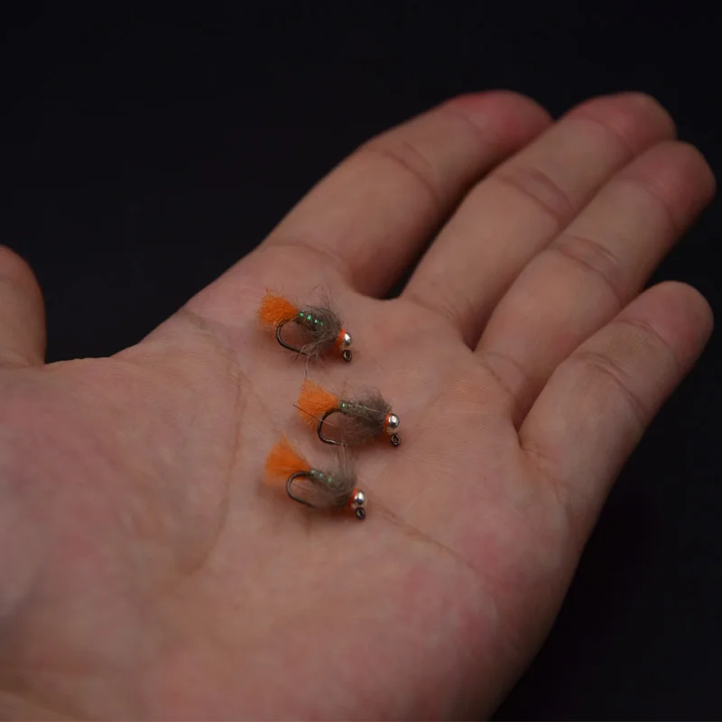 Jig Head tungsteno versátil — oreja de liebre y cola naranja - imagen 4