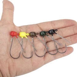 Anzuelos Ned Jig Head 3,5-6,5g sin malezas para lubina – Acero carbono