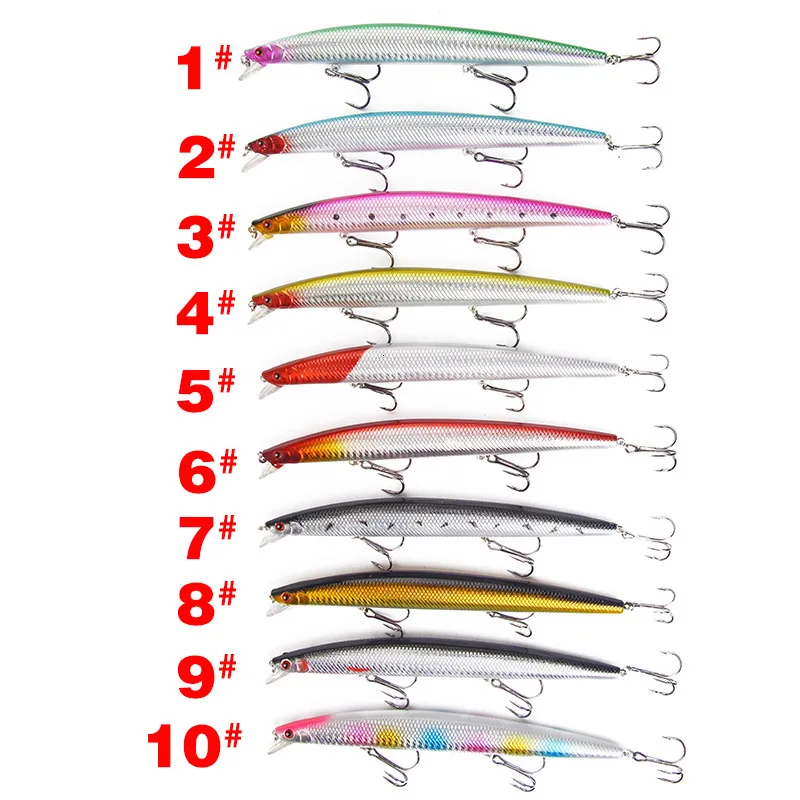 Señuelo De Pesca Minnow, peso 18,5 cm/23g, cebo Mino De lubina, Jerkbait, Señuelos De agua salada, señuelo De curricán, Articulos De Pesca Isca Artificial - imagen 2