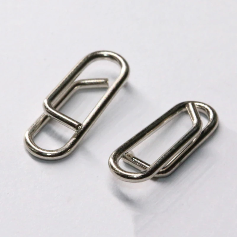 Potente broche de Pesca de acero inoxidable, Pin de enlace rápido, Conector de enclavamiento, 15/18/23MM, 1000/1500/2000 Uds.