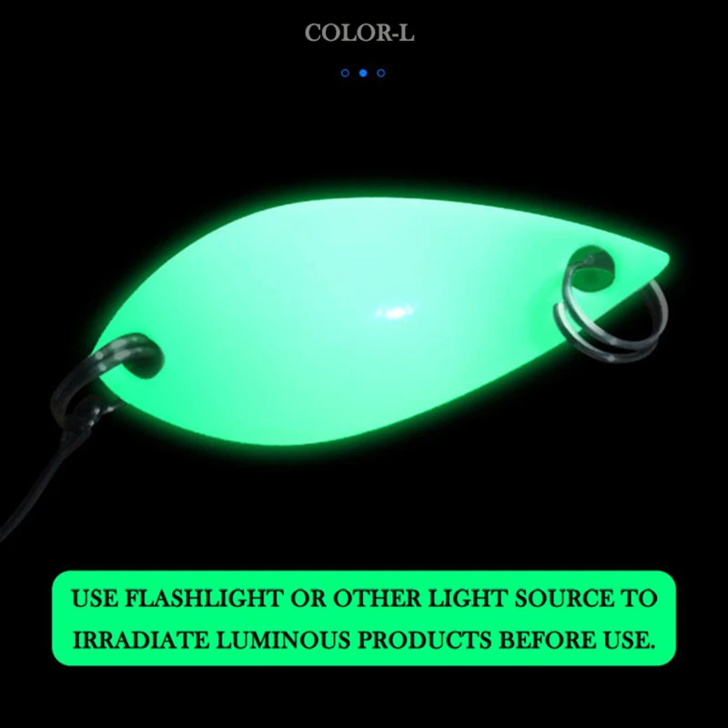 X-Fin 3cm 2,5g/3,5g/5g aparejos de pesca señuelo cuchara de Metal anzuelo afilado señuelo de lentejuelas duras cebo de agua dulce cucharas giratorias de agua salada - imagen 5