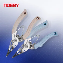 NOEBY Alicates de Pesca Inoxidables Cortador Línea Trenzada Fuerte