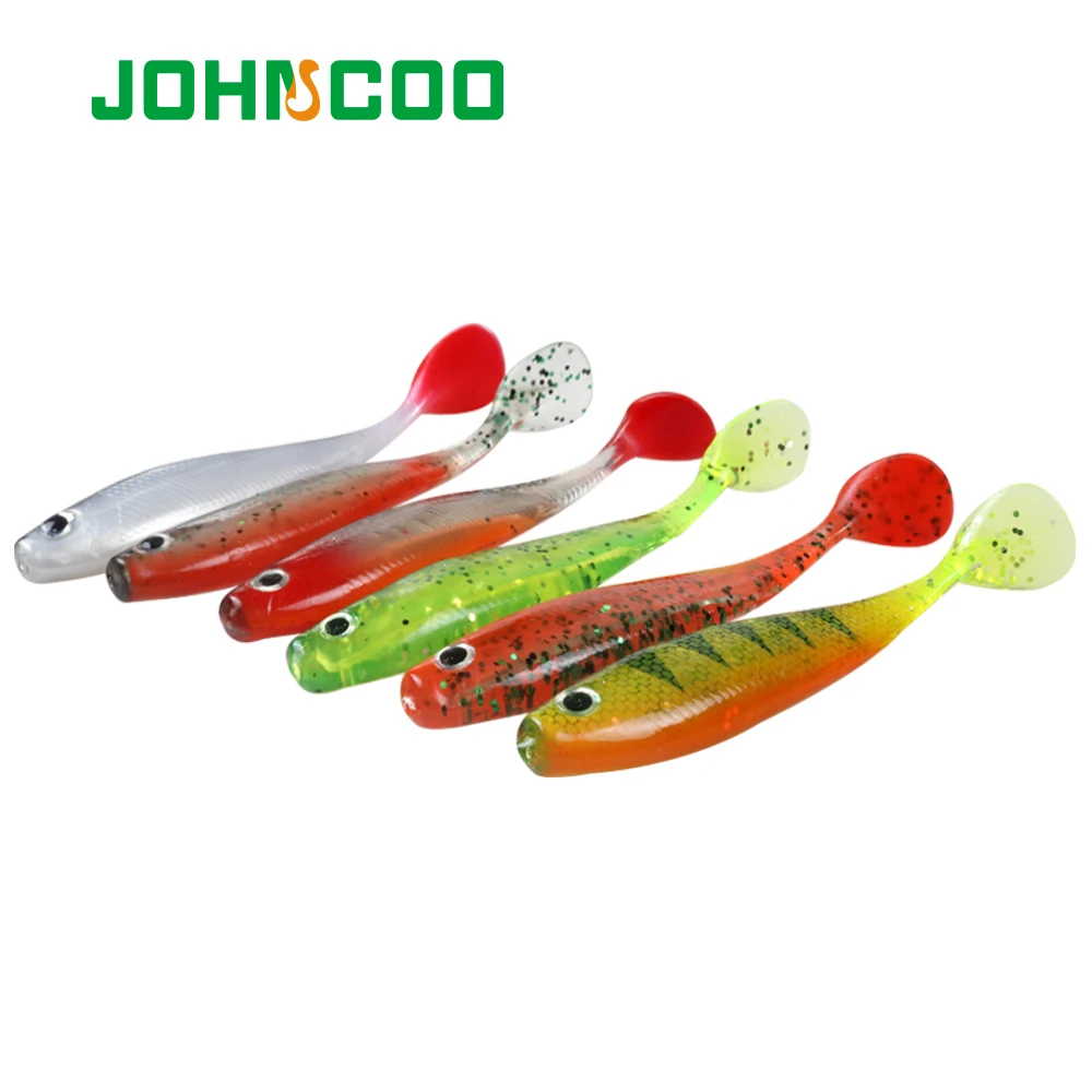 JOHNCOO-señuelo de pesca suave, 4 Uds., 115mm, 11,4g, gusano de silicona, Wobbler, cebos para sábalo, Lucio, pececillo, Swimbait, señuelo de Jigging - imagen 3