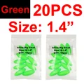 20pcs green S