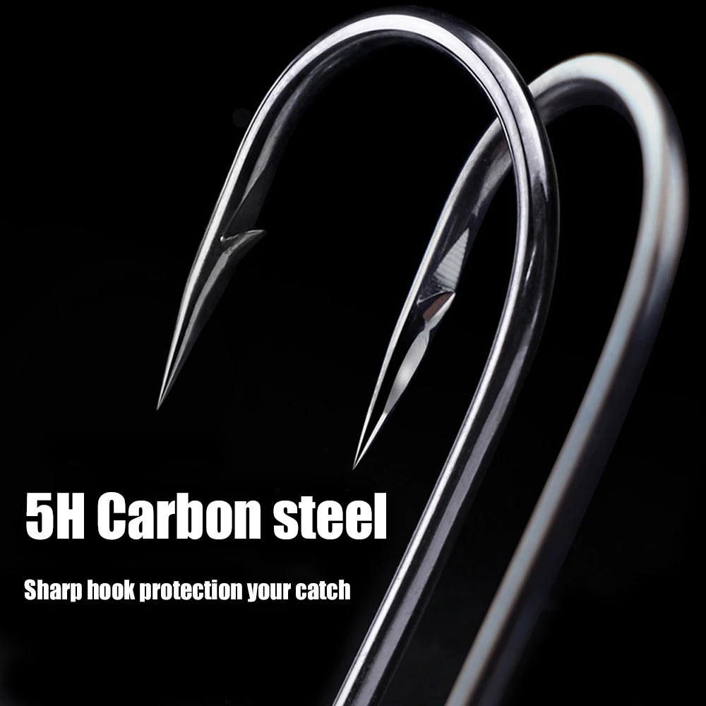 Anzuelo de cabeza B & U NED de 2g-14g, anzuelo de cabeza de plantilla de bola redonda de todos los tamaños, anzuelos secundarios de vástago largo sin malezas para pesca de gusanos blandos - imagen 5