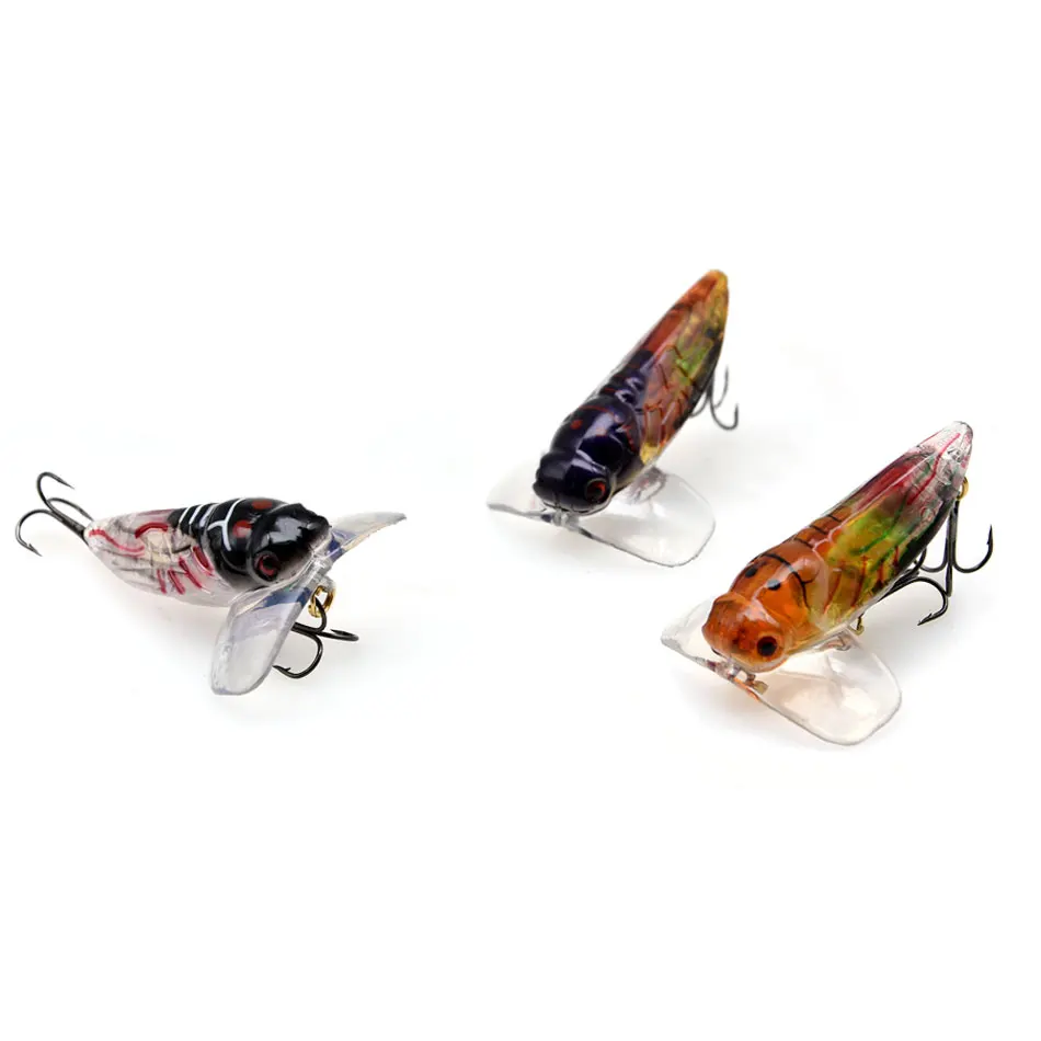 Señuelo duro de cicada para pesca, cebos de plástico duro, aparejos de pesca con mosca, 9g, 1 unidad - imagen 4