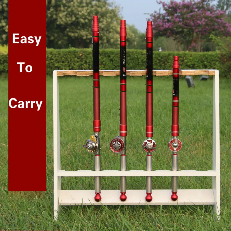 Mini caña de pescar hueca de posicionamiento de sección ultracorta, poste de pesca de mano ultraligero y superduro, palos de pesca multiusos - imagen 5