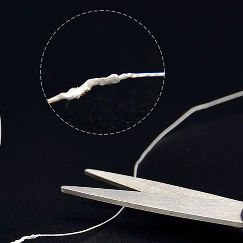 Línea de pesca de PE hielo de 50m, clima frío, alambre fino súper fuerte, multifilamento trenzado de diámetro, línea de accesorios de pesca de invierno - imagen 3