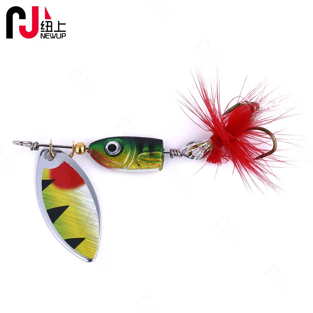 Señuelo de Metal para pesca, cebo Artificial Wobbler con lentejuelas de 7g y 4,5 cm, anzuelos agudos fuertes, 1 Uds. - imagen 5