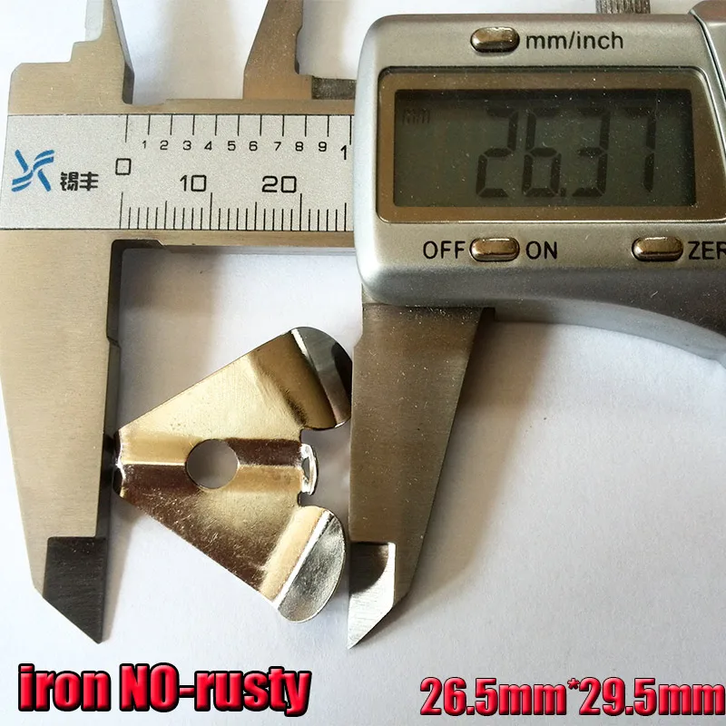 Cuchillas giratorias de zumbador de pesca, color: acero dorado y plateado, para cebos de zumbador, 50 unidades por lote - imagen 2