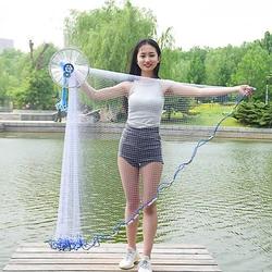 Red de lanzada Cast Net Easy Throw USA – Malla fina