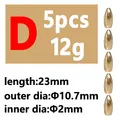 5pcs D type 12g