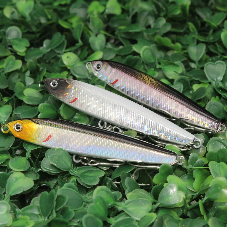 Señuelo de pesca de lápiz minnow que se hunde, cebo duro de metal, cebo artificial wobbler para pesca jigging, 10g, 14g, 18g - imagen 3