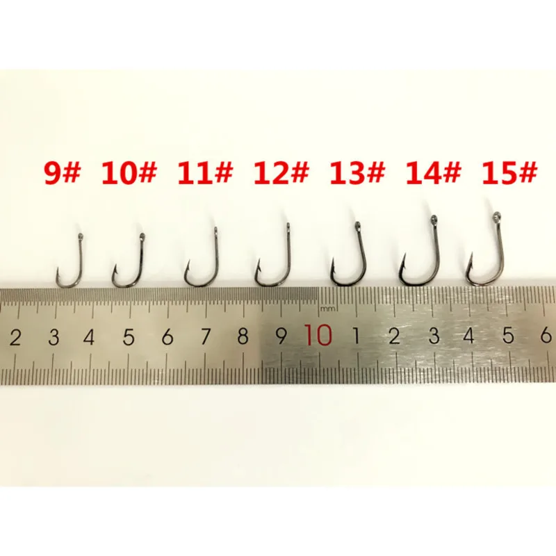 3000 unids/lote anzuelos con agujero de ojo, anzuelo de púas, aparejos de Pesca de carpa, accesorios, anzuelo de Pesca al por mayor - imagen 3