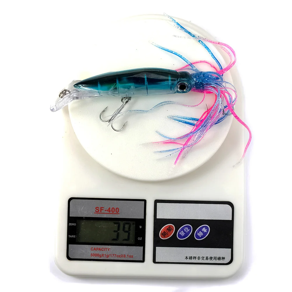 Señuelo pulpo color morado y rosa