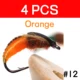 4pcs orange