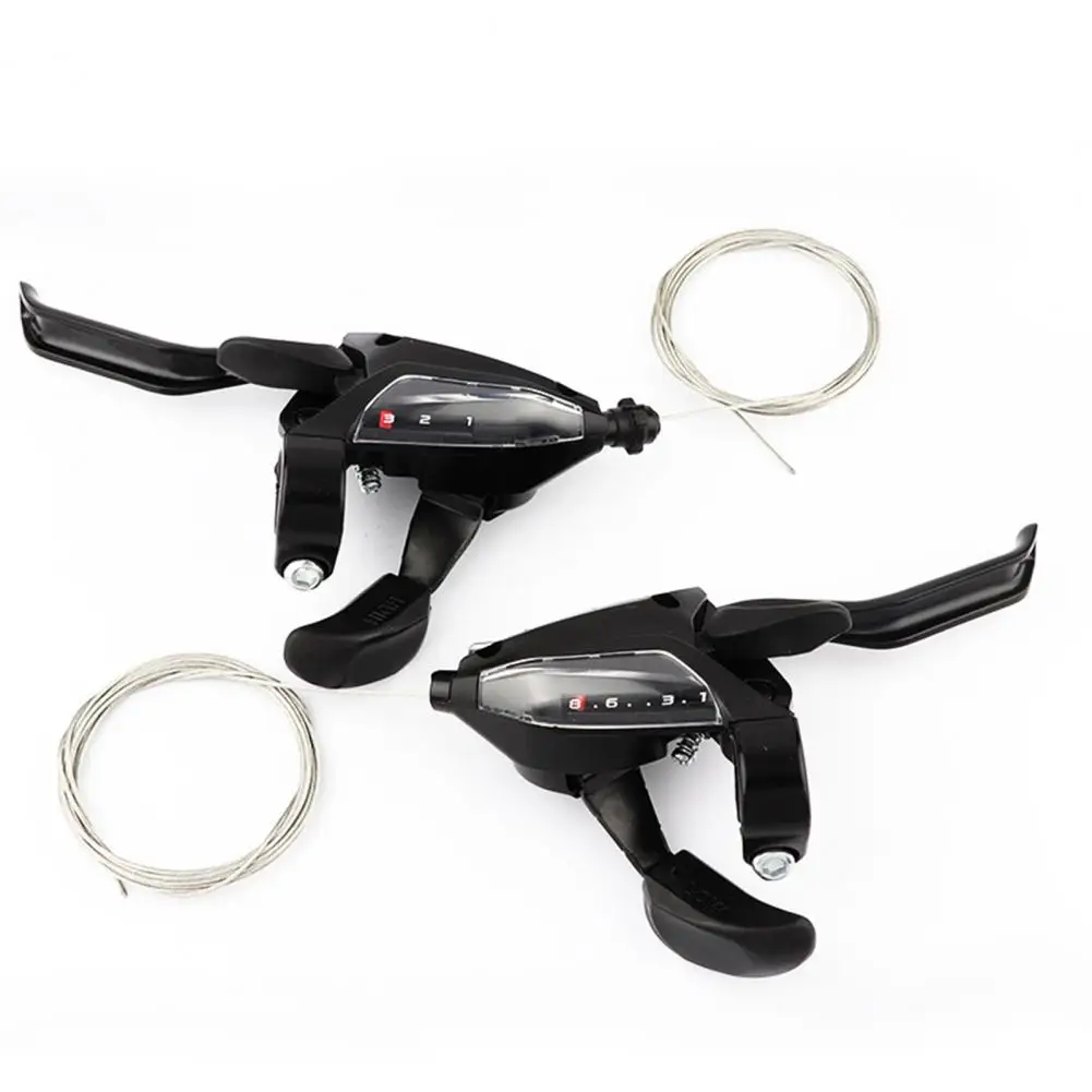 Gatillo cambiador individual 3/7/8 velocidad izquierda resistente a la corrosión ABS sensible, desviador de freno de bicicleta para MTB - imagen 3