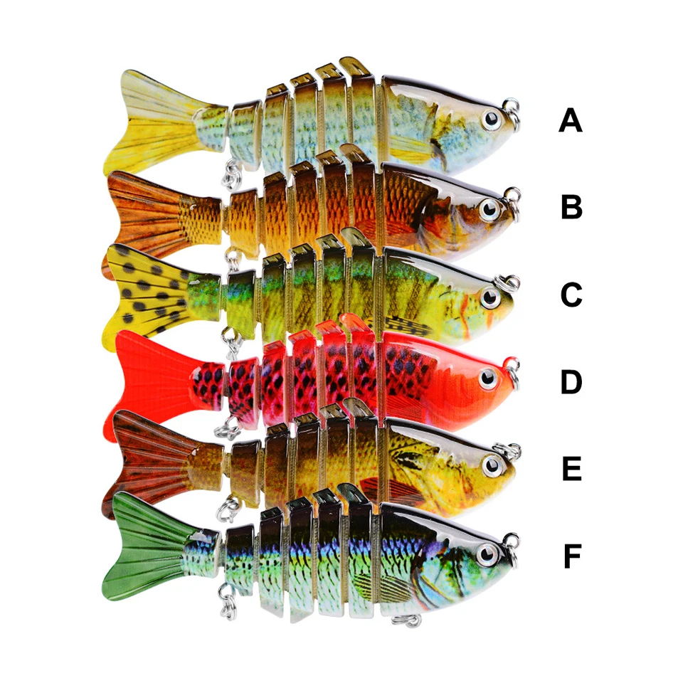 Señuelos de Pesca que se hunden, cebos de sección Minnow, cebo multiarticulado Swimbait Crankbait, aparejos de pesca de carpa, 1 Uds. 10,68G/15,5G - imagen 3