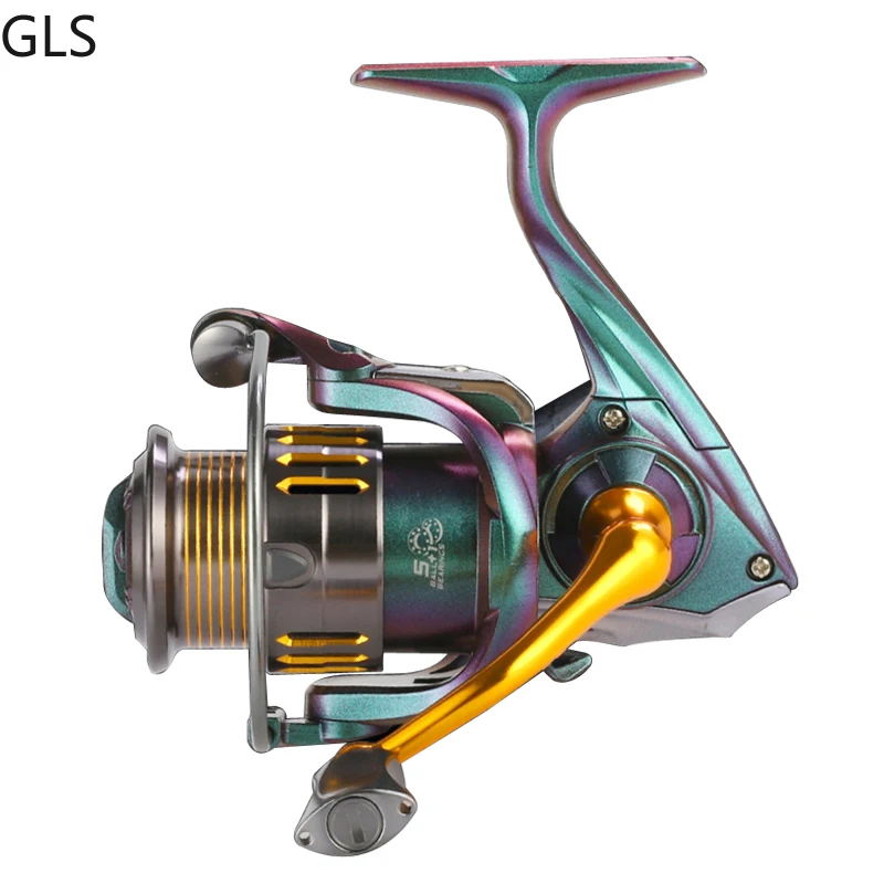 GLS-rueda giratoria de carpa, herramientas de bobina de Pesca de lubina de mar, alta calidad, CK 1000, 2000, relación de engranaje 5,2: 1, 5 + 1BB 2021 - imagen 3