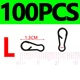100pcs L