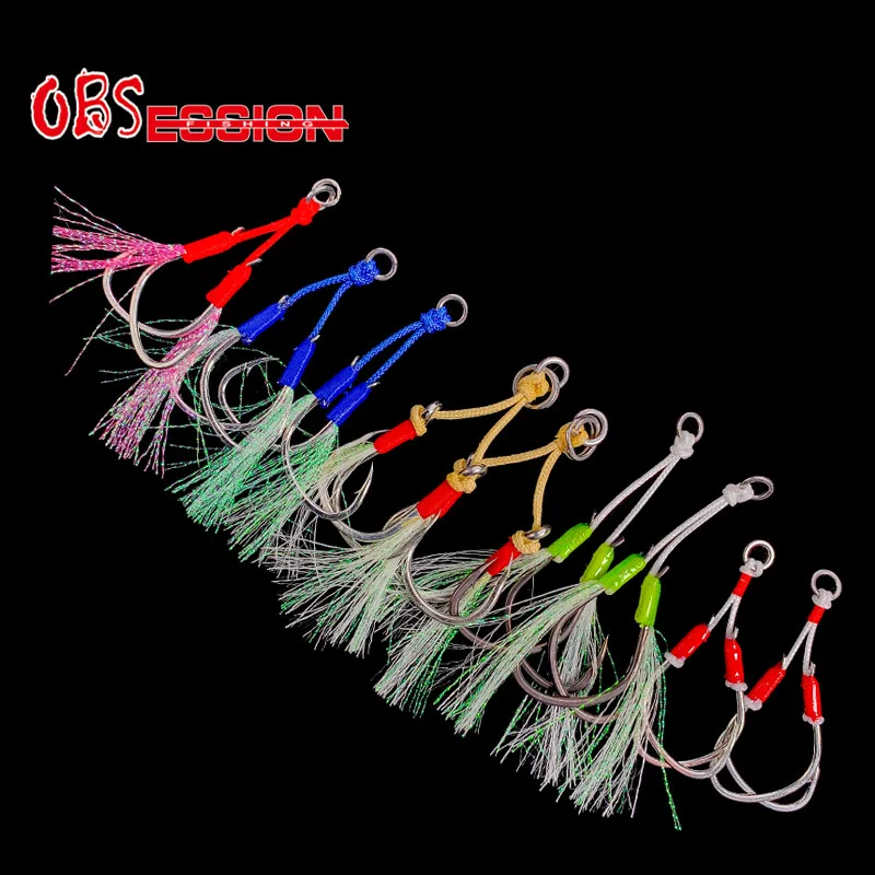 Anzuelos assist de acero al carbono - vista principal del producto