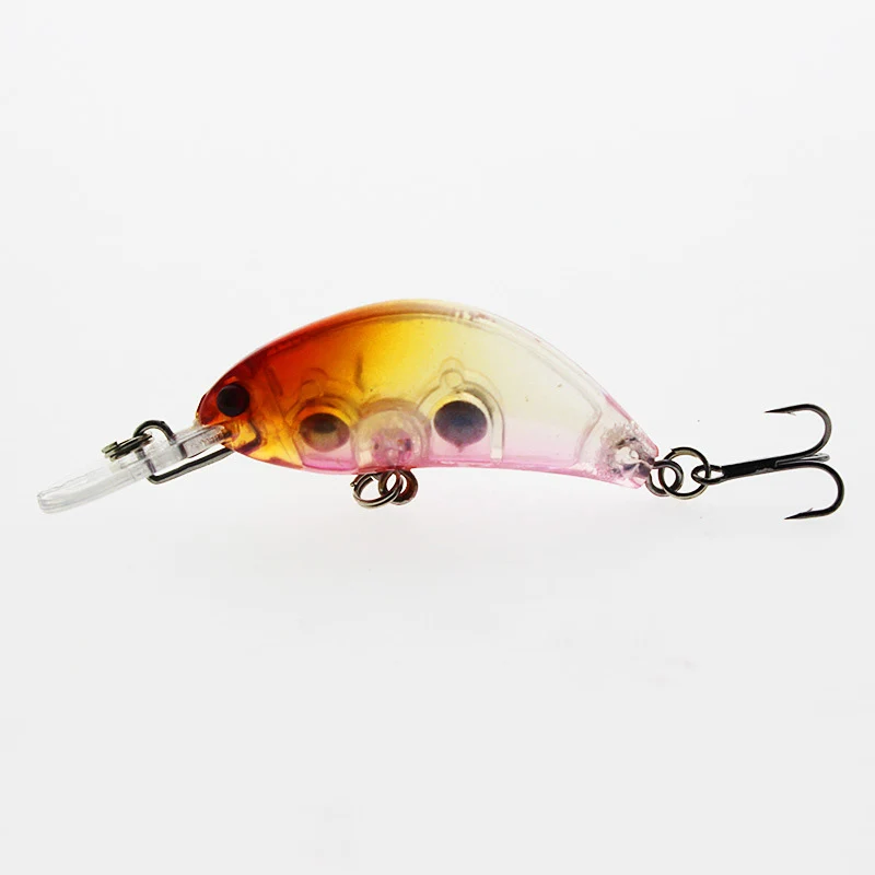 1 piezas Minnow Señuelos de Pesca 55mm 5g Crankbait Wobblers Artificial cebo duro mar profundo bajo atraer peces de plástico pesca 30 - imagen 4