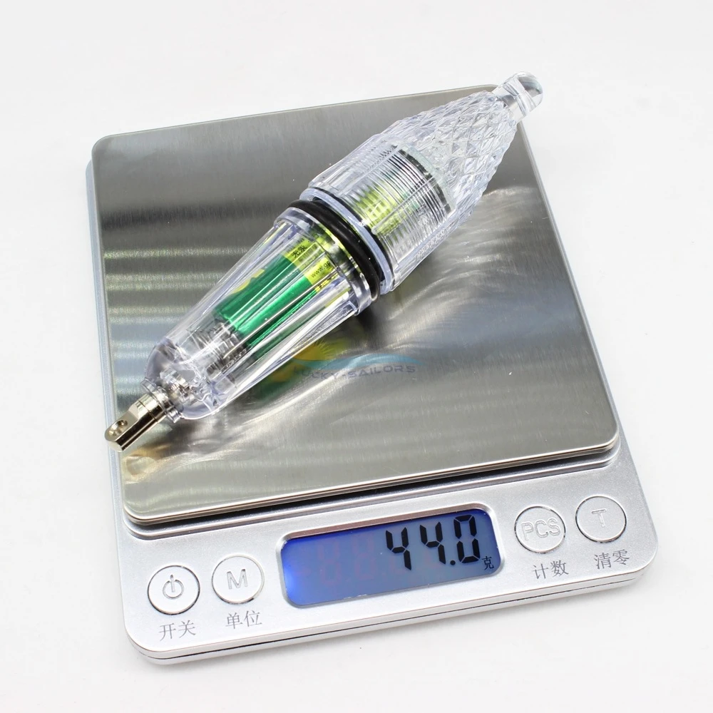 Luz LED de pesca subacuática, luz de pesca nocturna, ahorro de energía, 6 colores, 12cm, 1 unidad - imagen 5