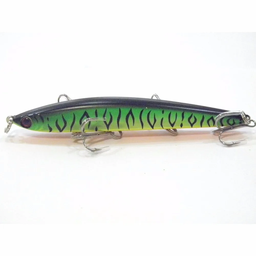 WLure-Cebo duro de 11cm y 21,5g para pesca, cebo duro de hundimiento pesado y fundición larga, con revestimiento epoxi para perro, M717 - imagen 5