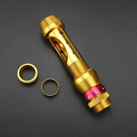 Asiento de rueda de tubo de diámetro 14mm-25mm, Base de carrete de caña de pescar modificada DIY, asiento de rueda de aleación de aluminio, cubierta hueca, buque de pesca - imagen 5