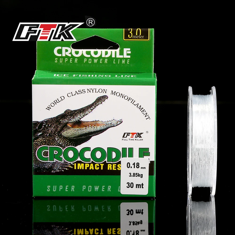 FTK-sedal de pesca en hielo de nailon japonés, 0,08 MM-0,25 MM, 2,9-12,5 LB, monofilamento súper suave, accesorios de invierno - imagen 5