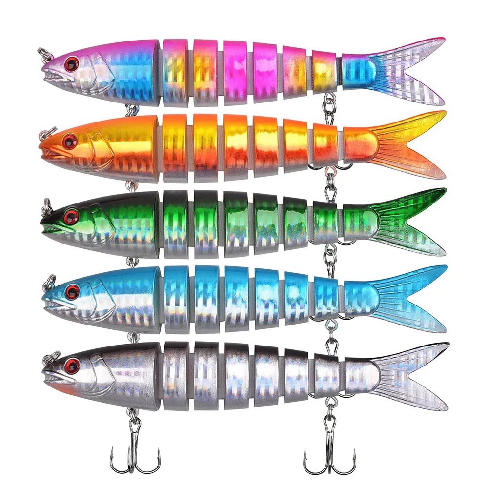 Spinner Buzz-cebos biónicos de 20g, conjunto de cebo articulado múltiple, Artificail, trucha, lubina, aparejos de pesca - imagen 5