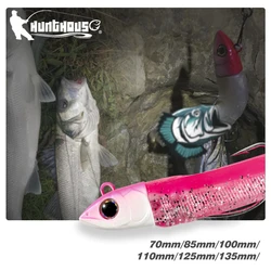 Hunthouse Pececillo Negro – Señuelo blando 70mm para lubina