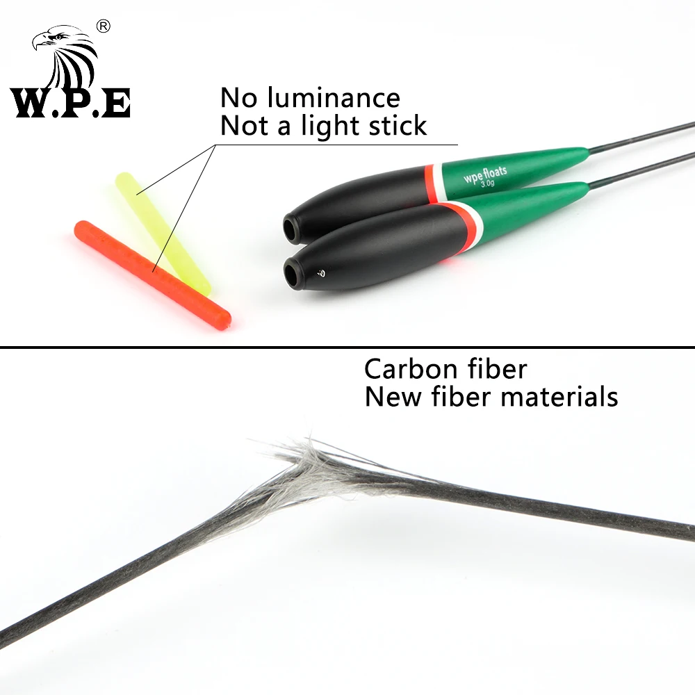 W.P.E-flotador de pesca de 3g y 18 colores, aparejos de pesca de 19cm-23cm, boya Vertical, 5 unids/paquete - imagen 5