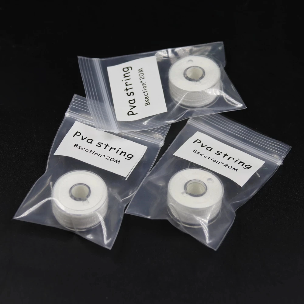 DoU-bolsas de pesca de carpa PVA de 20M, cebo ecológico, solución de agua, línea de cuerda trenzada PVA para carpa, Bollie, aparejos - imagen 3