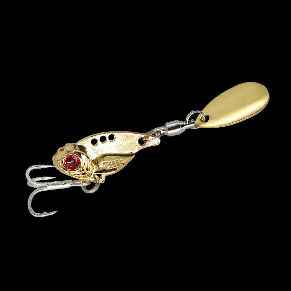 WALK FISH-Señuelos de Pesca con vibración VIB, 1 unidad, 5G/10G/15G, Wobblers, cebo de Metal, cuchara giratoria, aparejos de Pesca Jigging - imagen 5