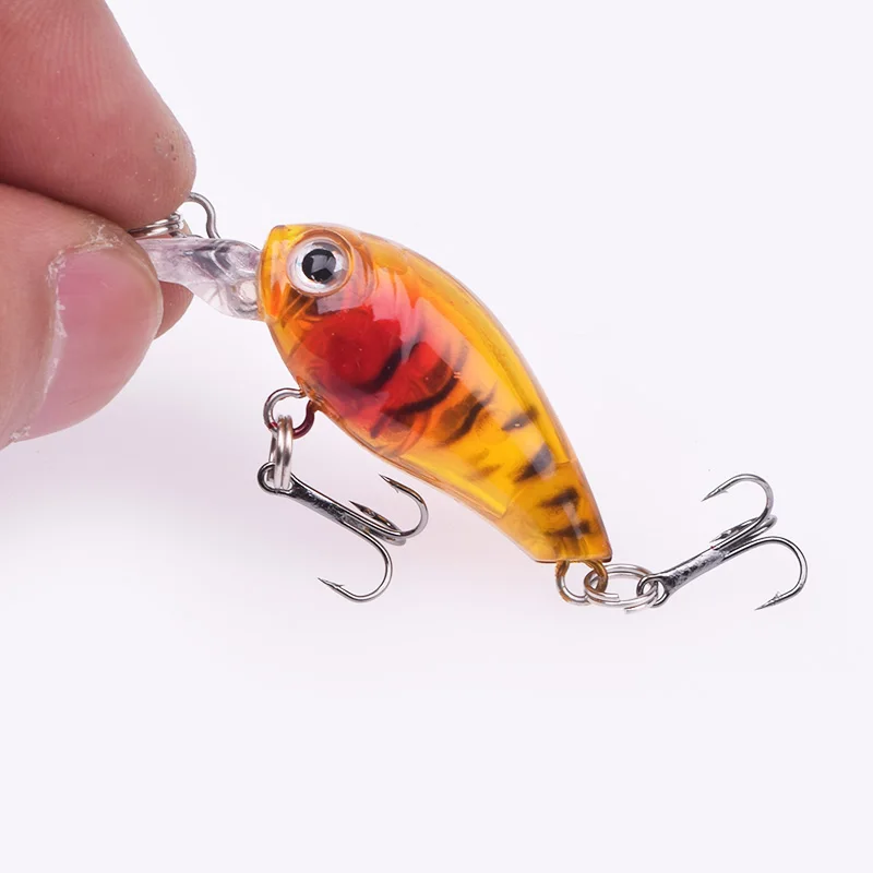 Crazy-Mini Wobbler de Pesca Topwater, 45mm, 3,5g, Isca, Artificial, Japón, Crankbait, flotador, Pesca de lubina, aparejos - imagen 3