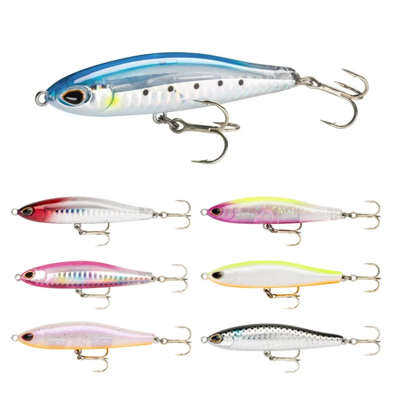 Señuelo De Pesca De lápiz, cebo De hundimiento, 8cm, 16g, aparejos De Pesca De lubina, agua salada, artilugios De Pesca De curricán, Isca Artificial - imagen 5