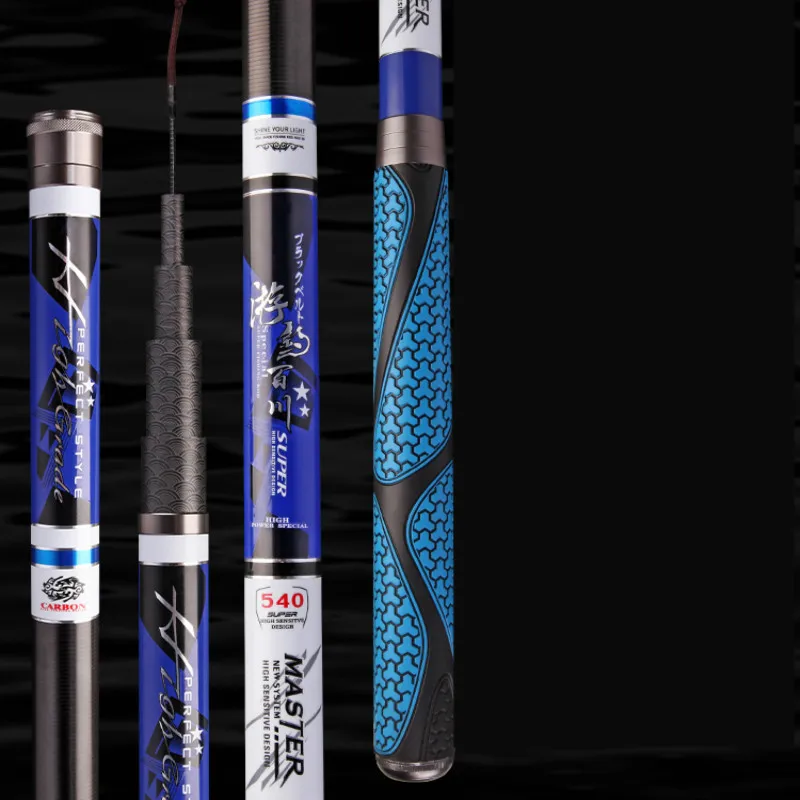 Caña de pescar de Tilapia Ultra dura, 8H, 10H, cañas de Pesca de carpa negra, Olta de mano, fibra de carbono, aparejos de Pesca - imagen 2